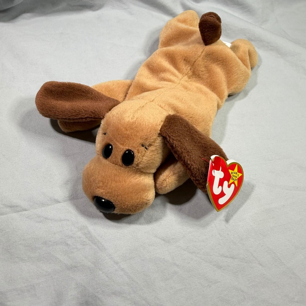 Ty Beanie Babies Bones The Dog Plush‎ Toy 1993 Retired with tags